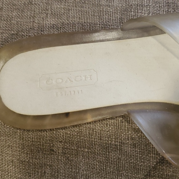 Coach jelly open toe sandals size 7.5 - Picture 4 of 14